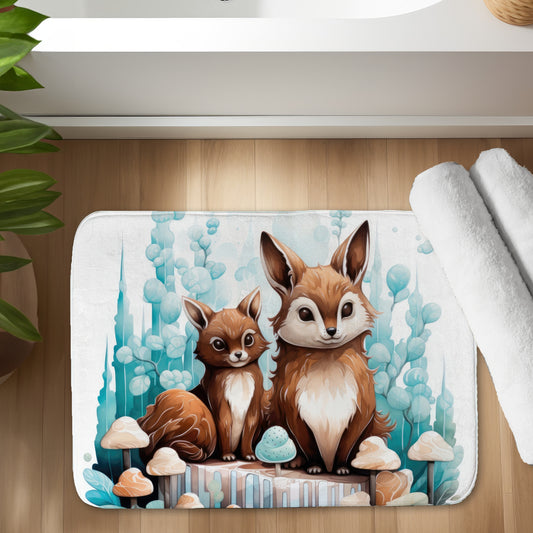 Two pals - 17"x24" Bath mat