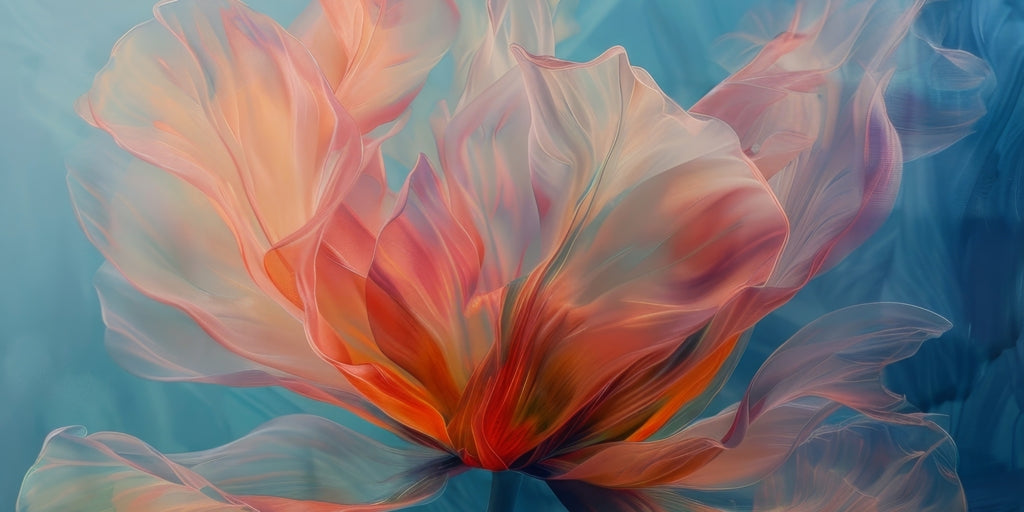 Blend - Framed Canvas - Print on demand