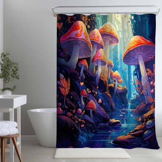 Take a Look at That - Blue Shower Curtain for Home Decor