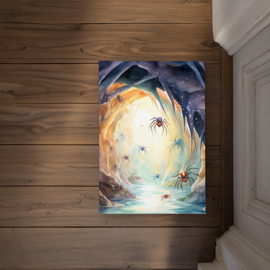 Dire Purple Indoor Outdoor Door Mat - Stylish Home Decor