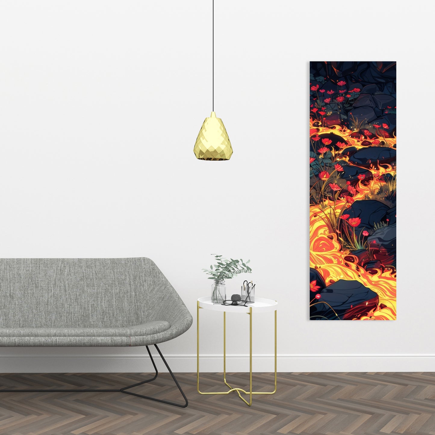 Dodging nature - 32"x32" Canvas