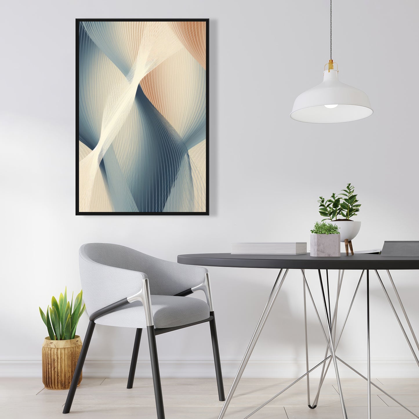 Heavenly threads - 36"x36" Framed canvas