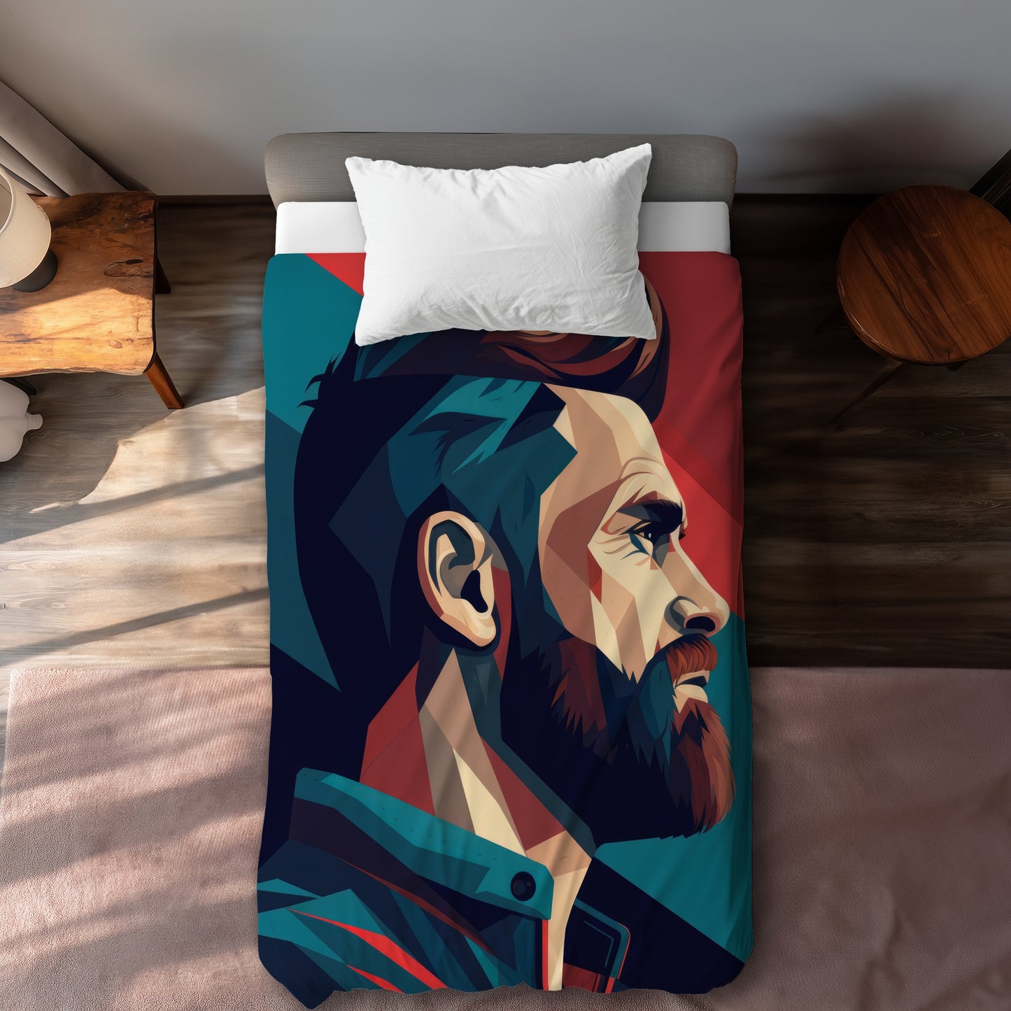 Courageous Turquoise Duvet Cover | Stylish Home Decor