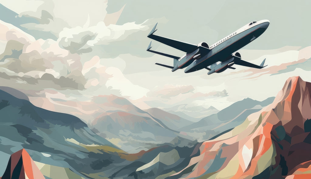 Shallow flight - Desk Mat