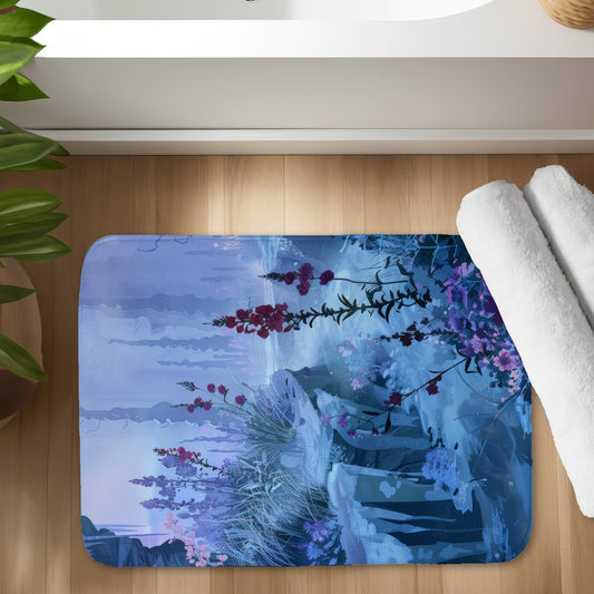 Valley of ice - 17"x24" Bath mat