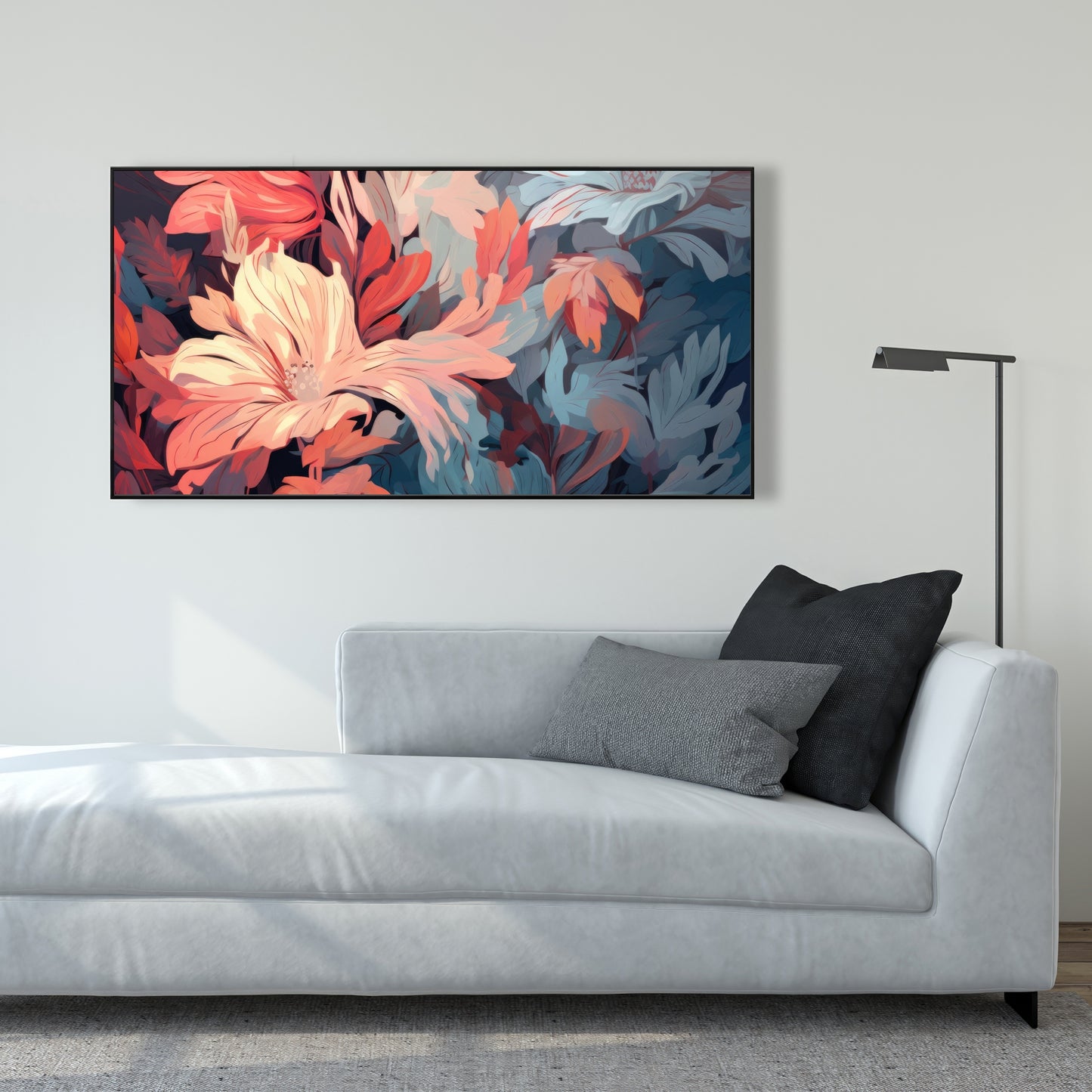 Silent charm - 36"x36" Framed canvas