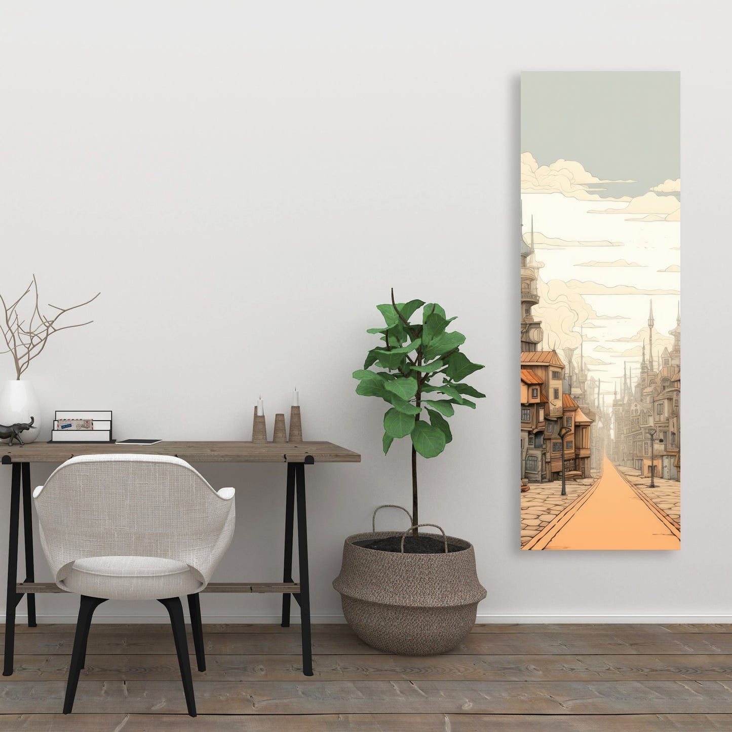 Doing well - Gray Canvas Art for Home Decor | Stylish Accent