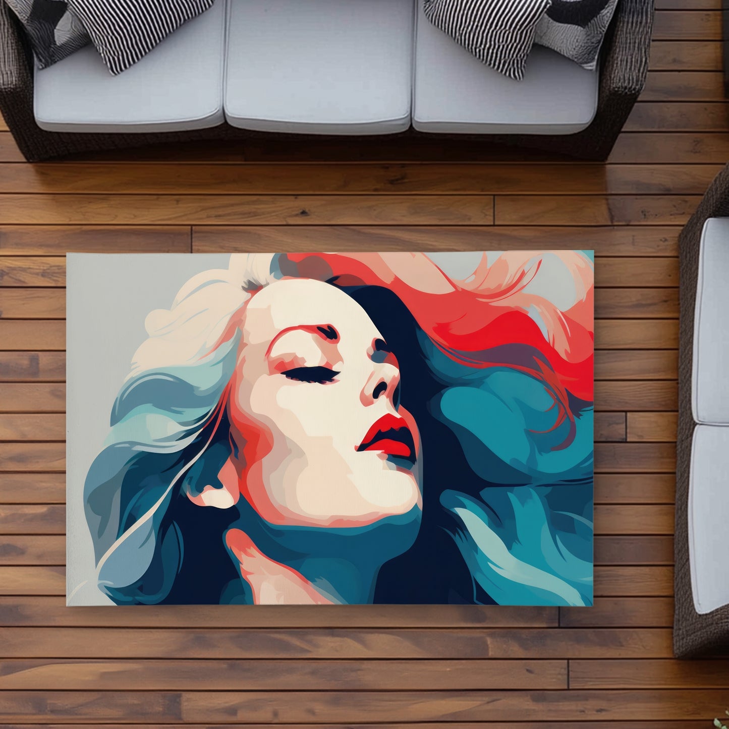 Beauty at its purest - White Outdoor Area Rug for Home Decor