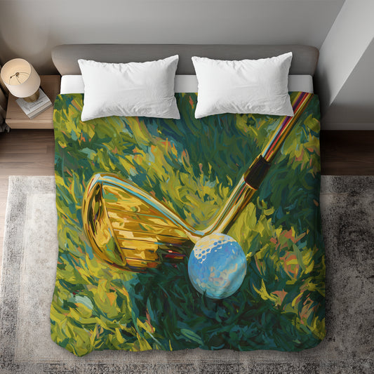 Golden Club Summer Object Duvet Cover | Home Decor Essentials