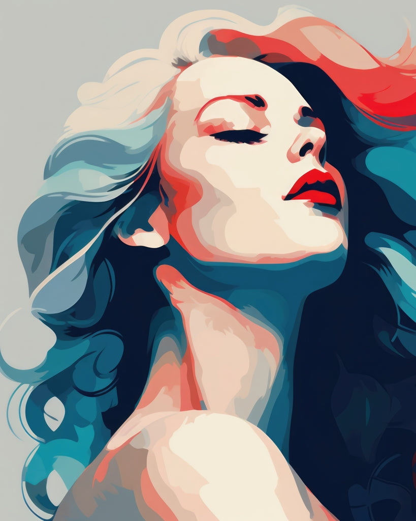 Beauty at its purest - Framed Canvas - Print on demand