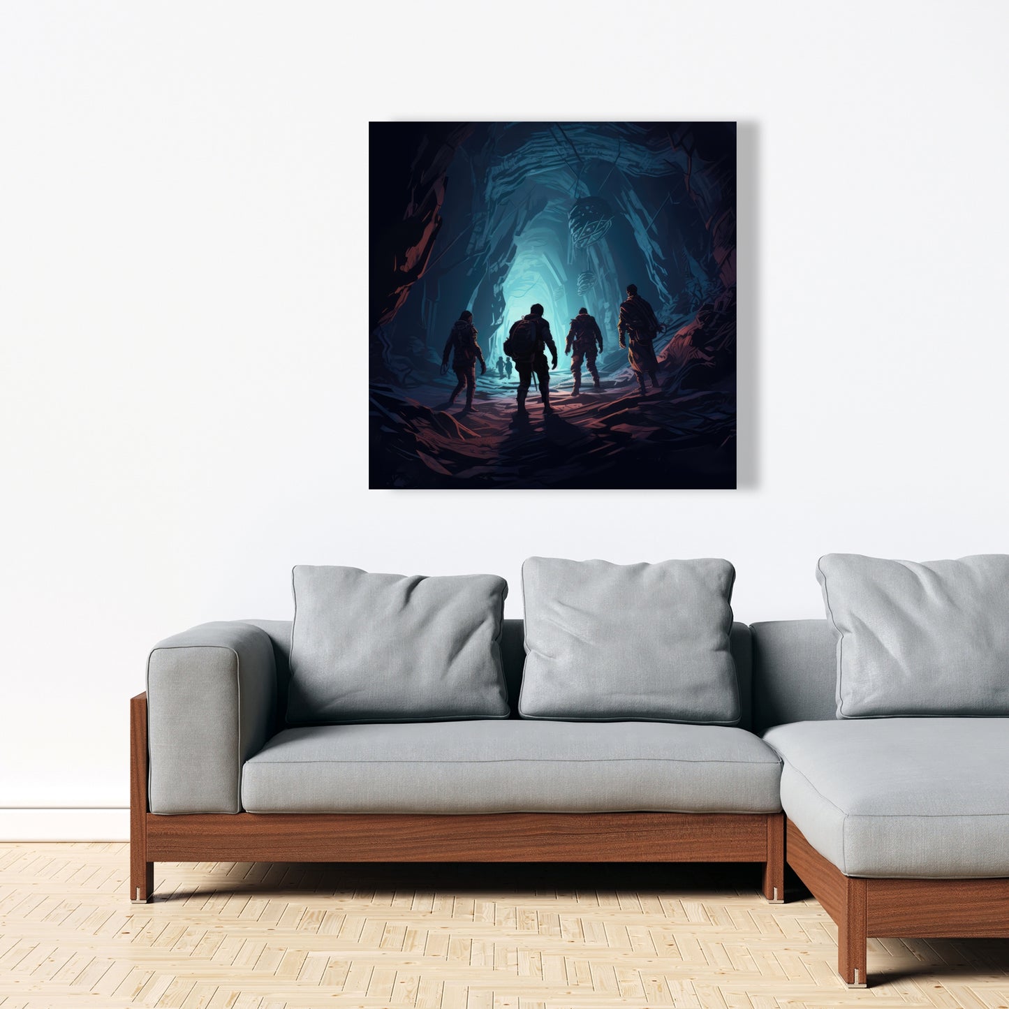 Secret Society - White Canvas for Elegant Home Decor