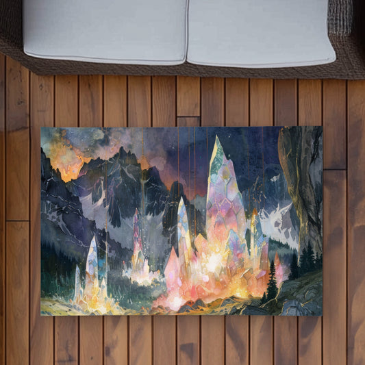 Growing strong Gray Outdoor Area Rug for Home Decor | Durable