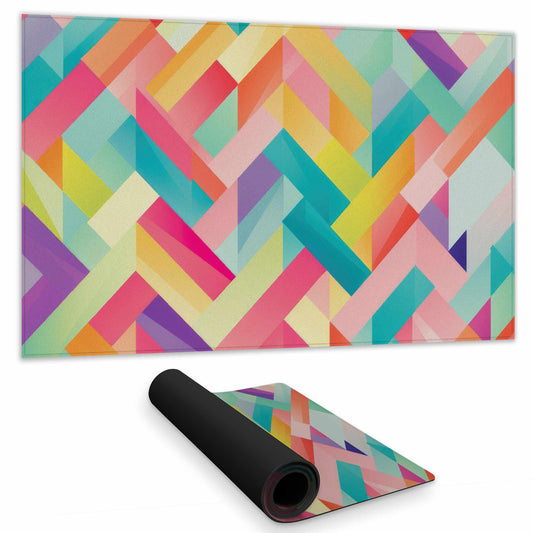 Stripe Harmony Gaming Mat | Stylish Home Decor Playmat