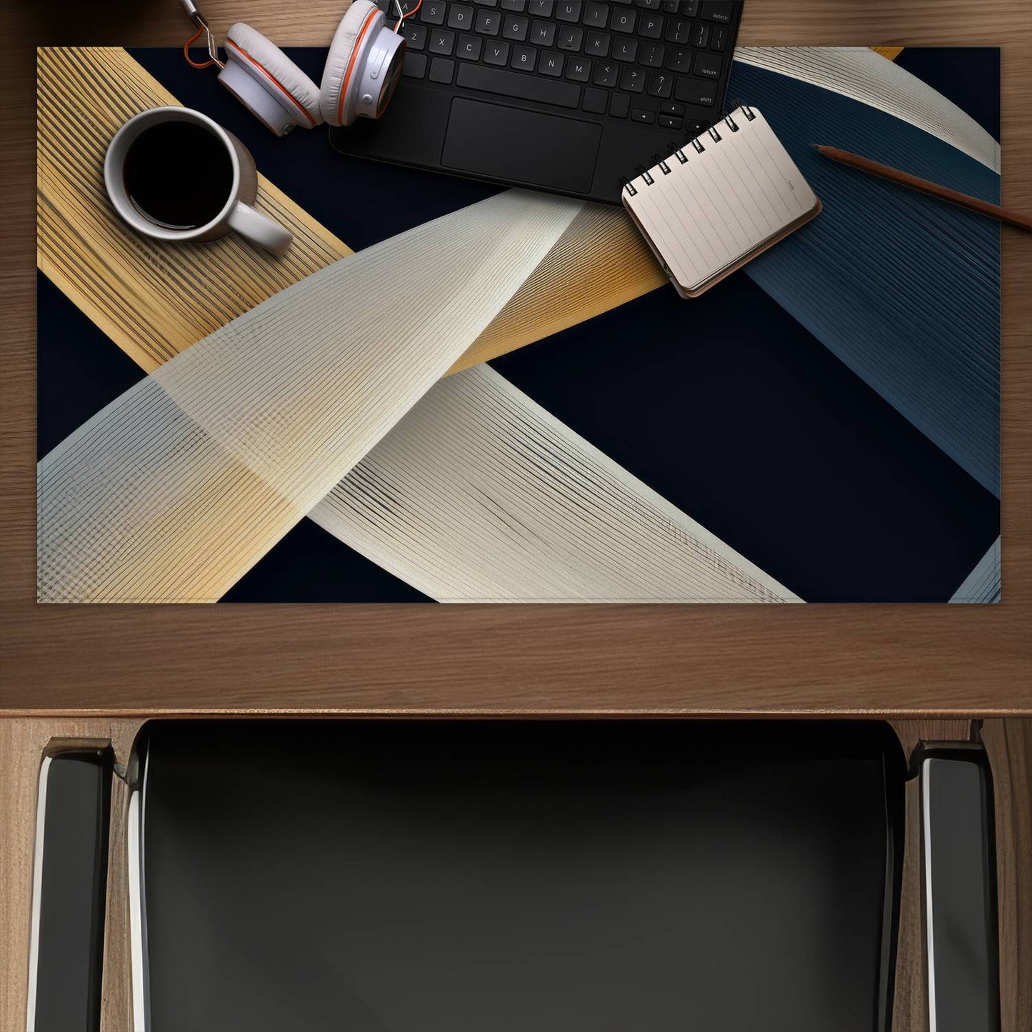 Ropes of Destiny - Blue Desk Mat for Stylish Home Decor