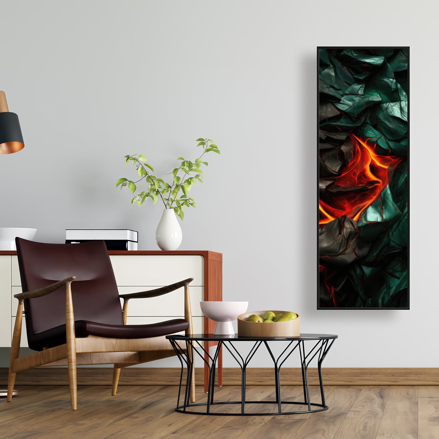 Imminent rupture - 36"x36" Framed canvas