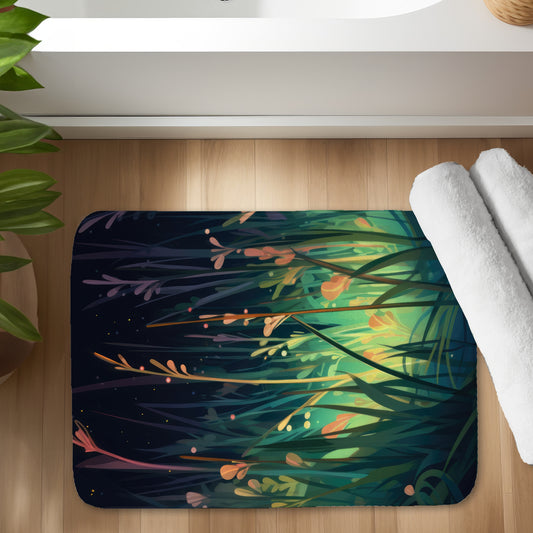 Between twigs - 17"x24" Bath mat