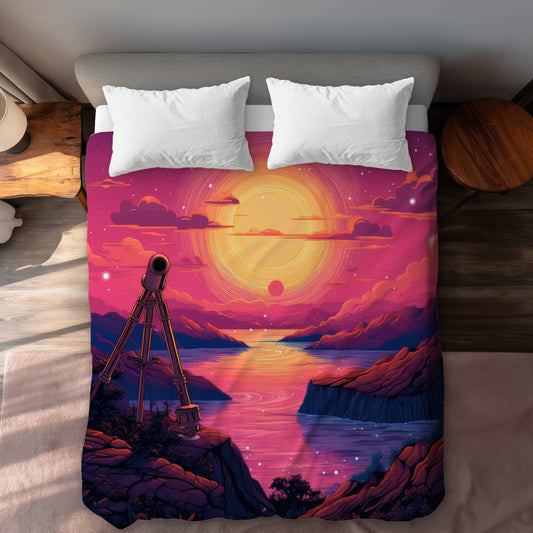 Skybound Yellow Duvet Cover | Stylish Home Decor Accent