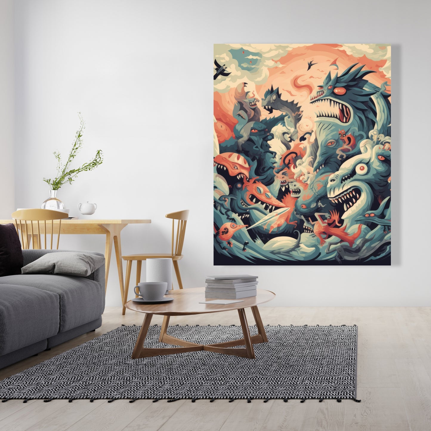 Before time - 32"x32" Canvas