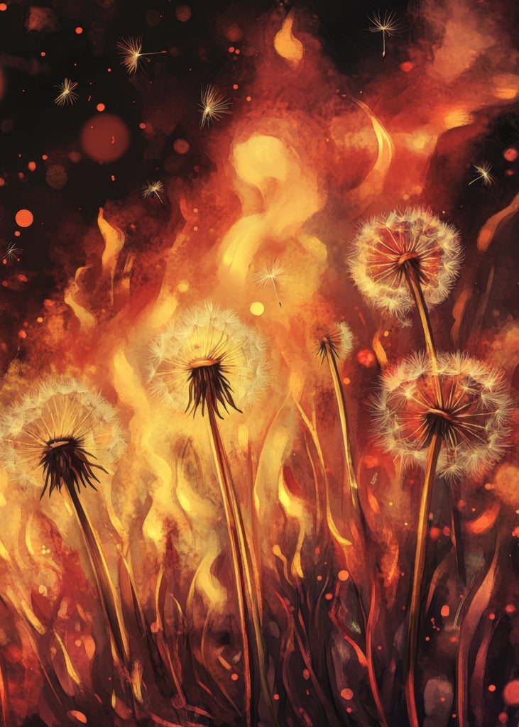 Dandy fire - 17"x24" Bath mat