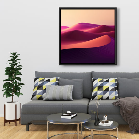 Deep dunes - 36"x36" Framed canvas