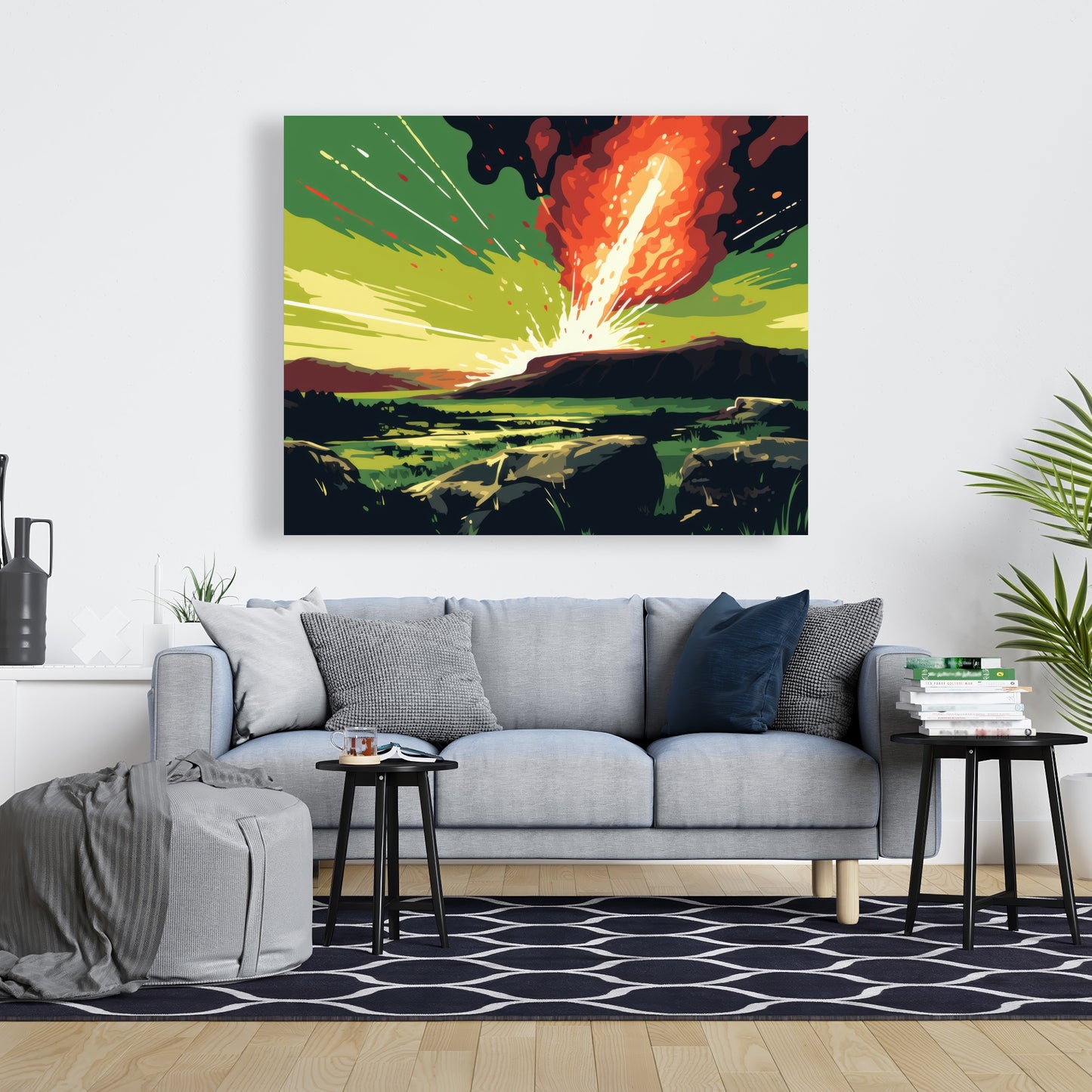 The crash - 32"x32" Canvas