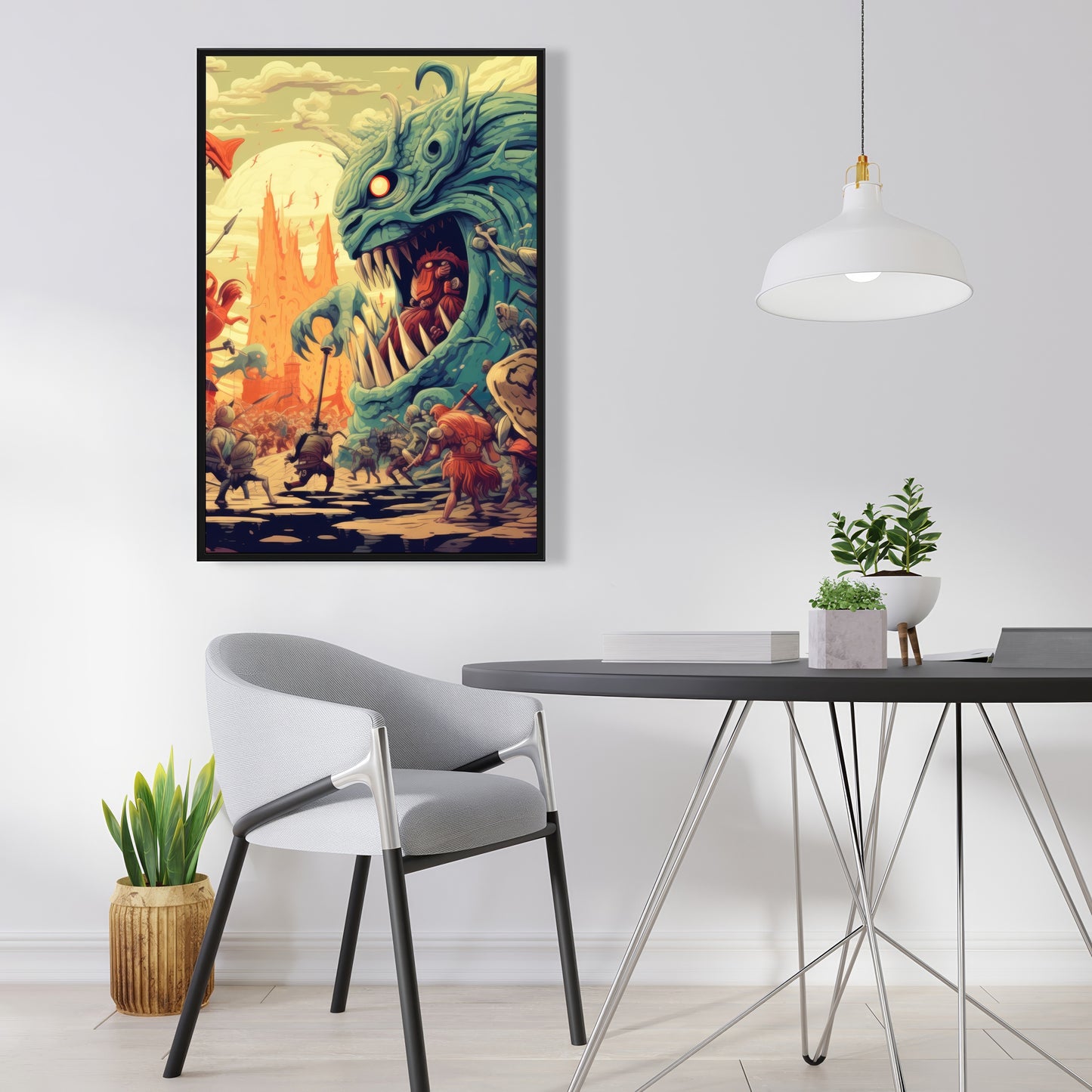 Colossi - 36"x36" Framed canvas