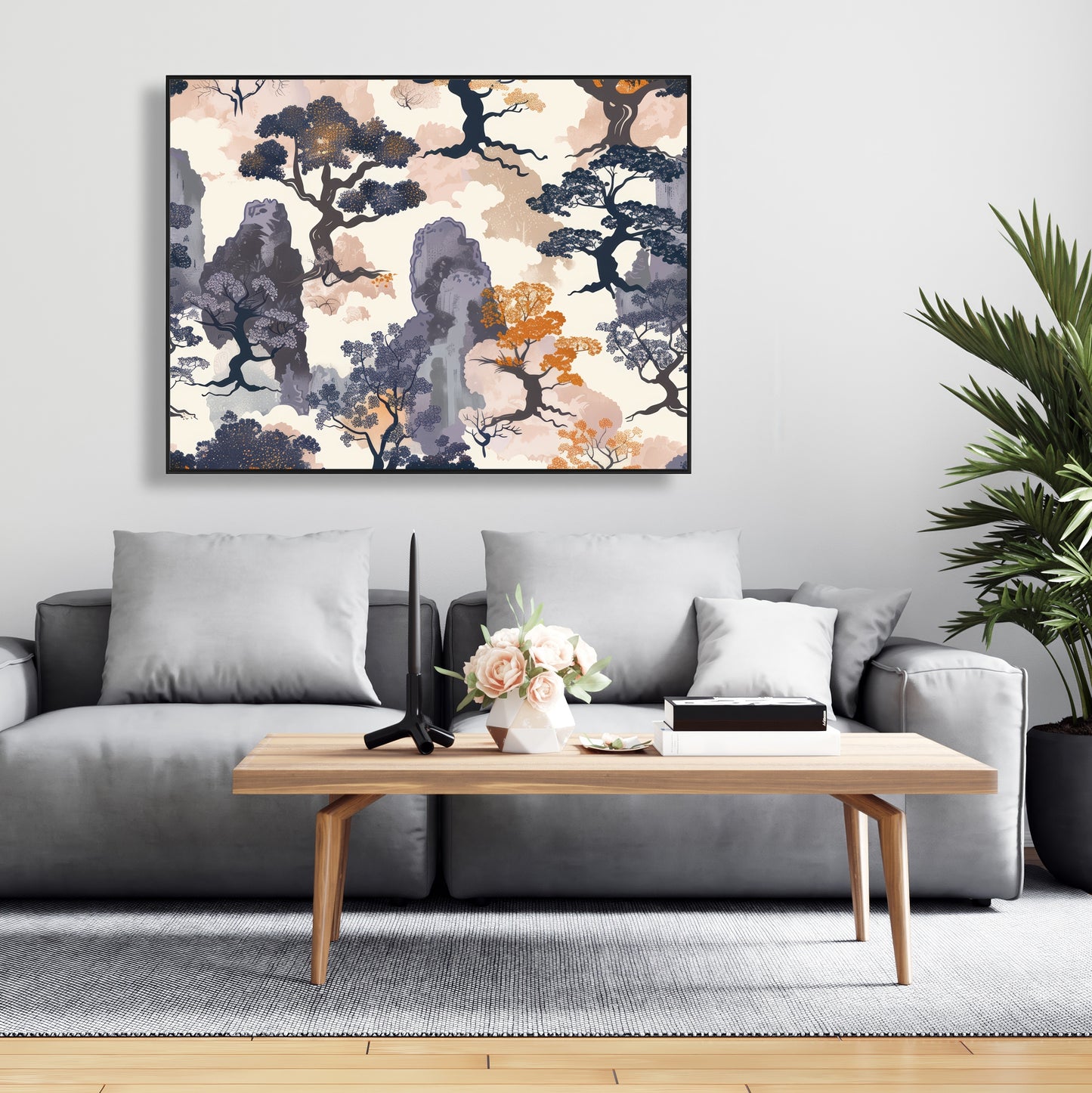Voidless - Framed Canvas - Print on demand