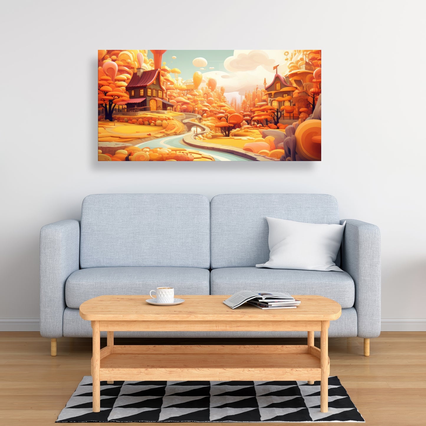 Honey land - 32"x32" Canvas