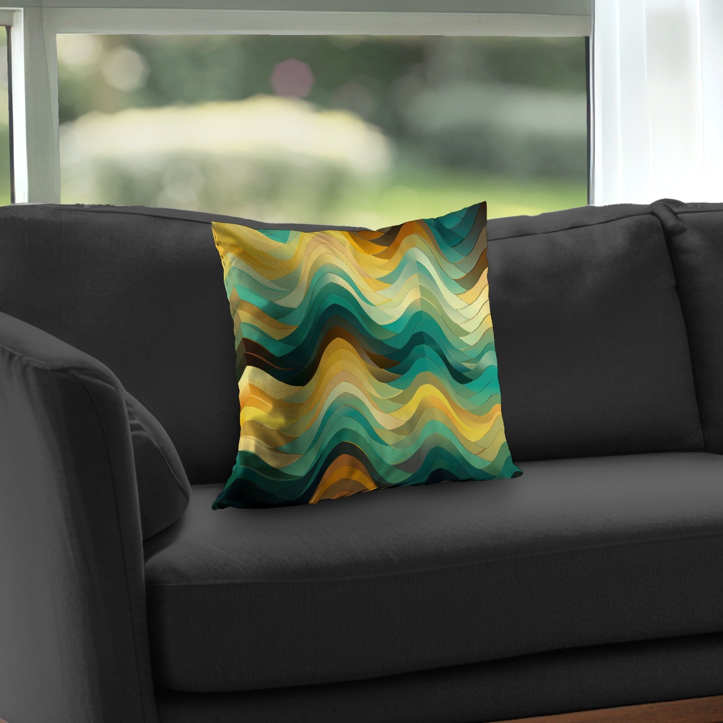 Jagged luxury - Throw Pillow