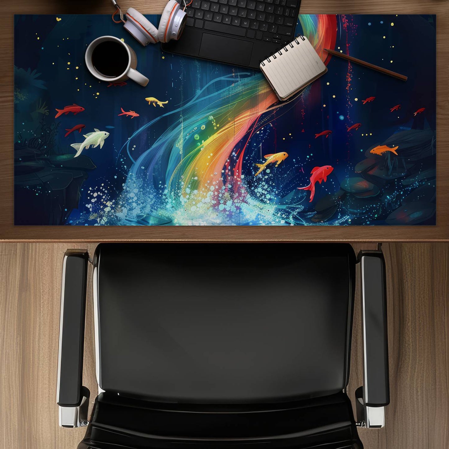 Swirl - Desk Mat