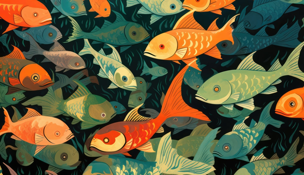 Simple fishes - Tablecloth