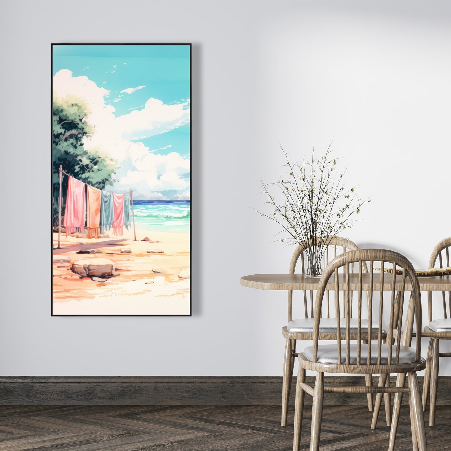 Sunny side - 36"x36" Framed canvas