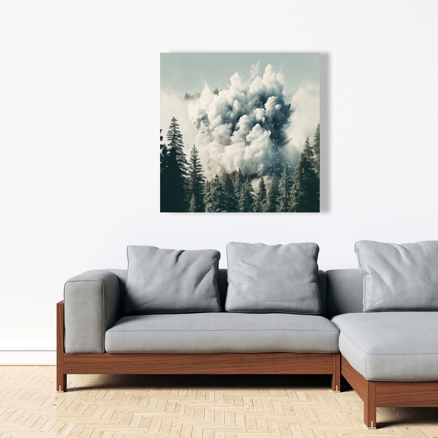 Unwanted catastrophe - 32"x32" Canvas