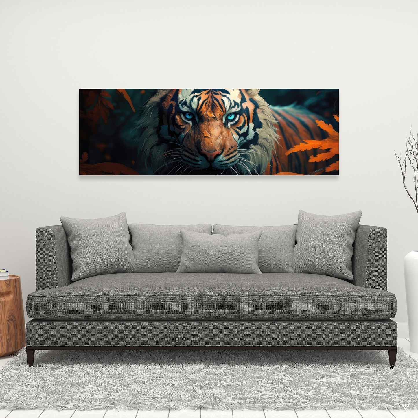 Observed Blue Canvas for Home Decor - Stylish Wall Art