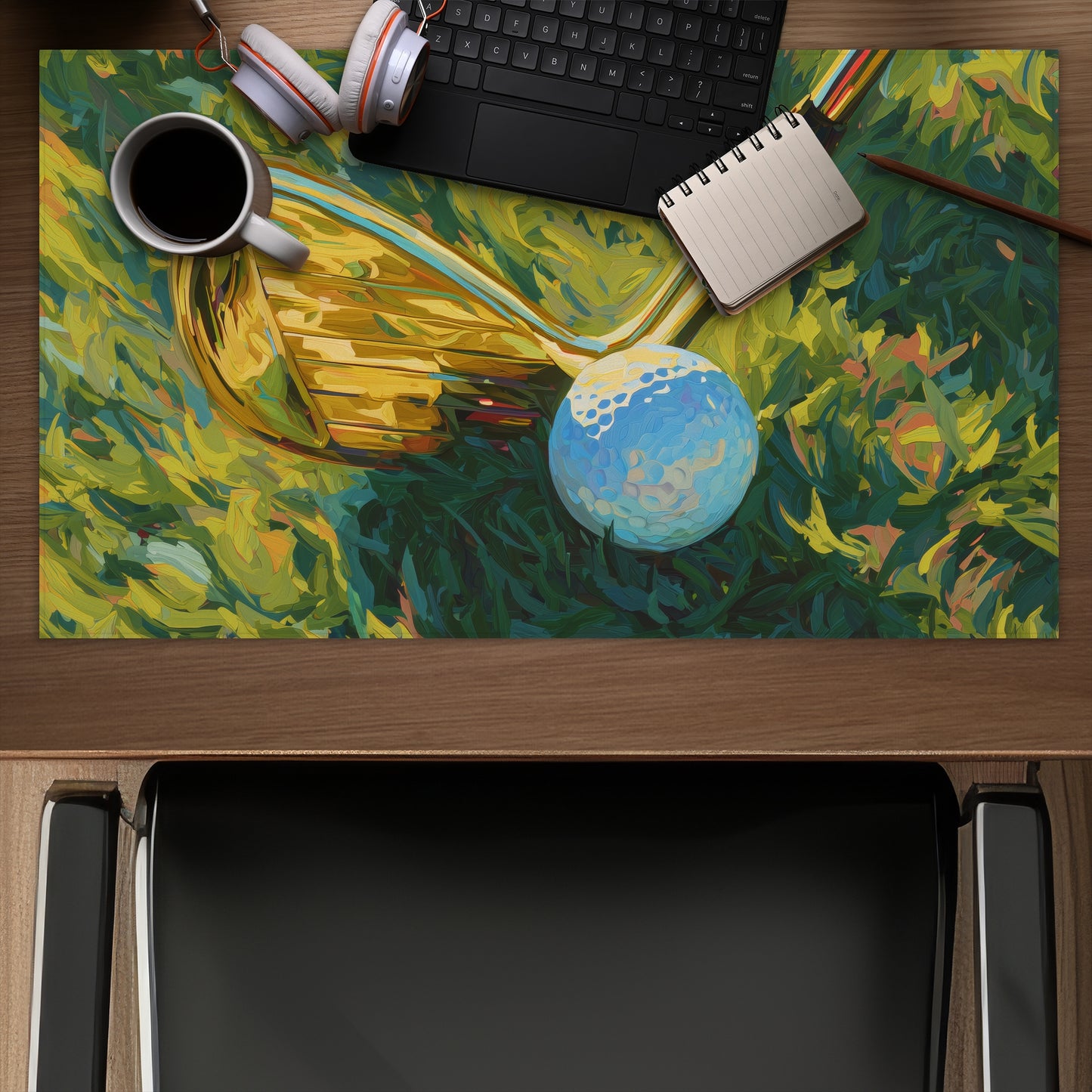 Golden club - Desk Mat