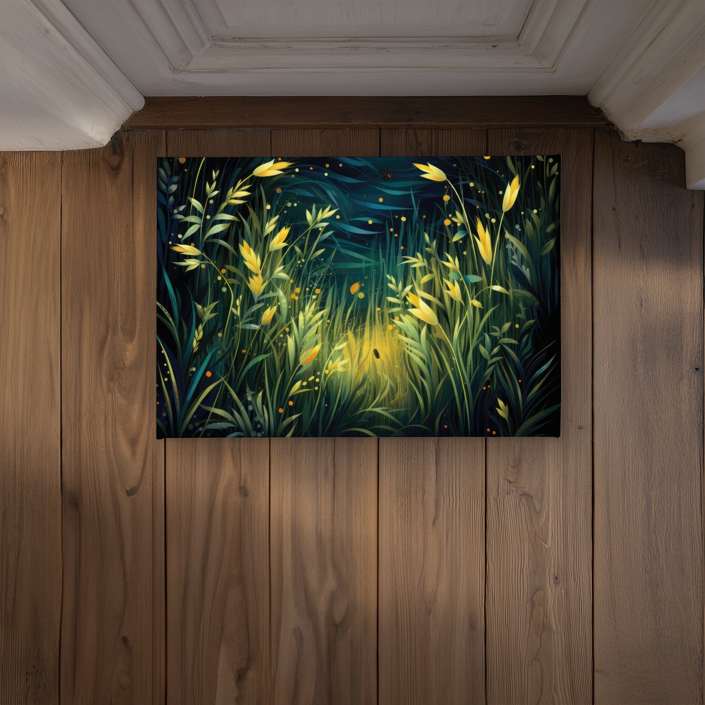 Lit Plains Green Indoor Outdoor Door Mat | Home Decor