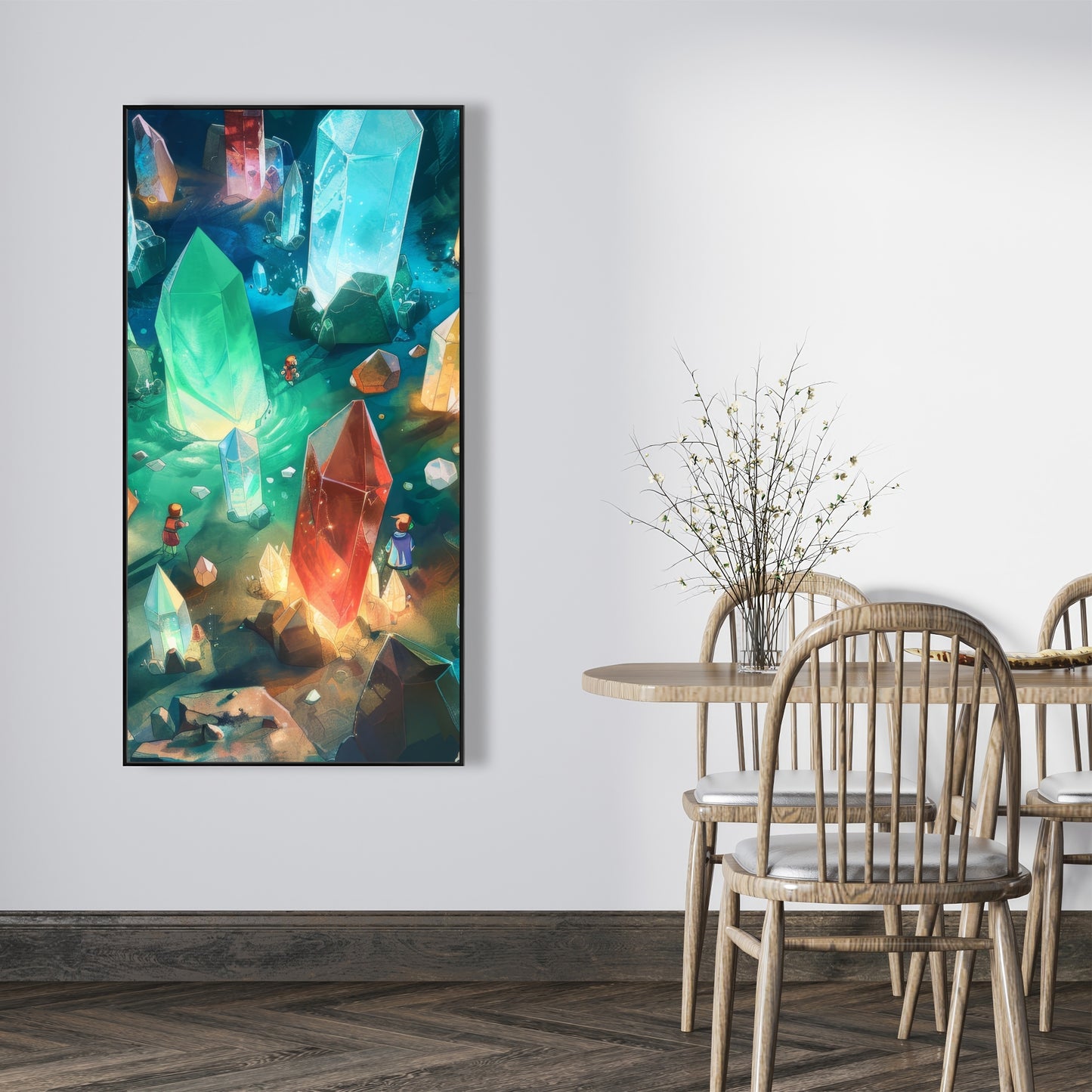 The quest - 36"x36" Framed canvas