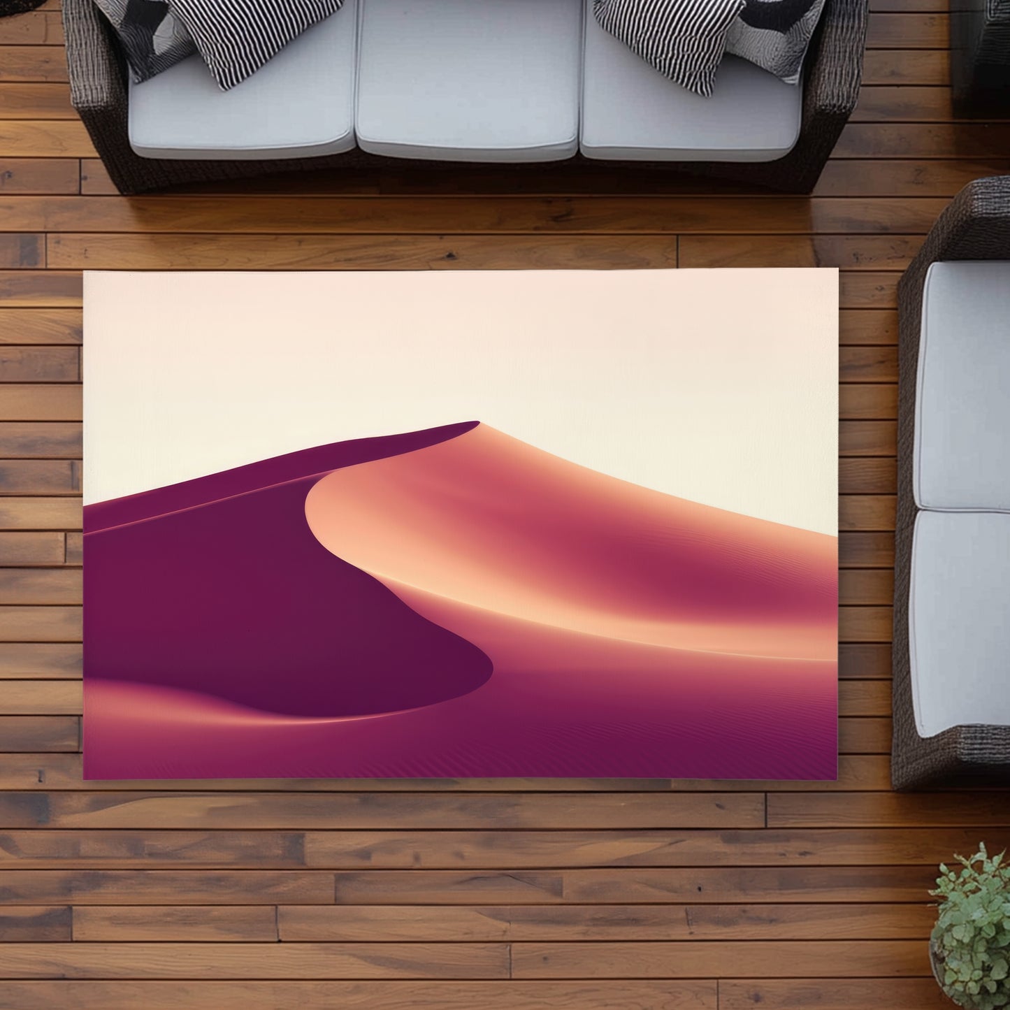 Setting Sands - Purple Outdoor Area Rug for Home Decor