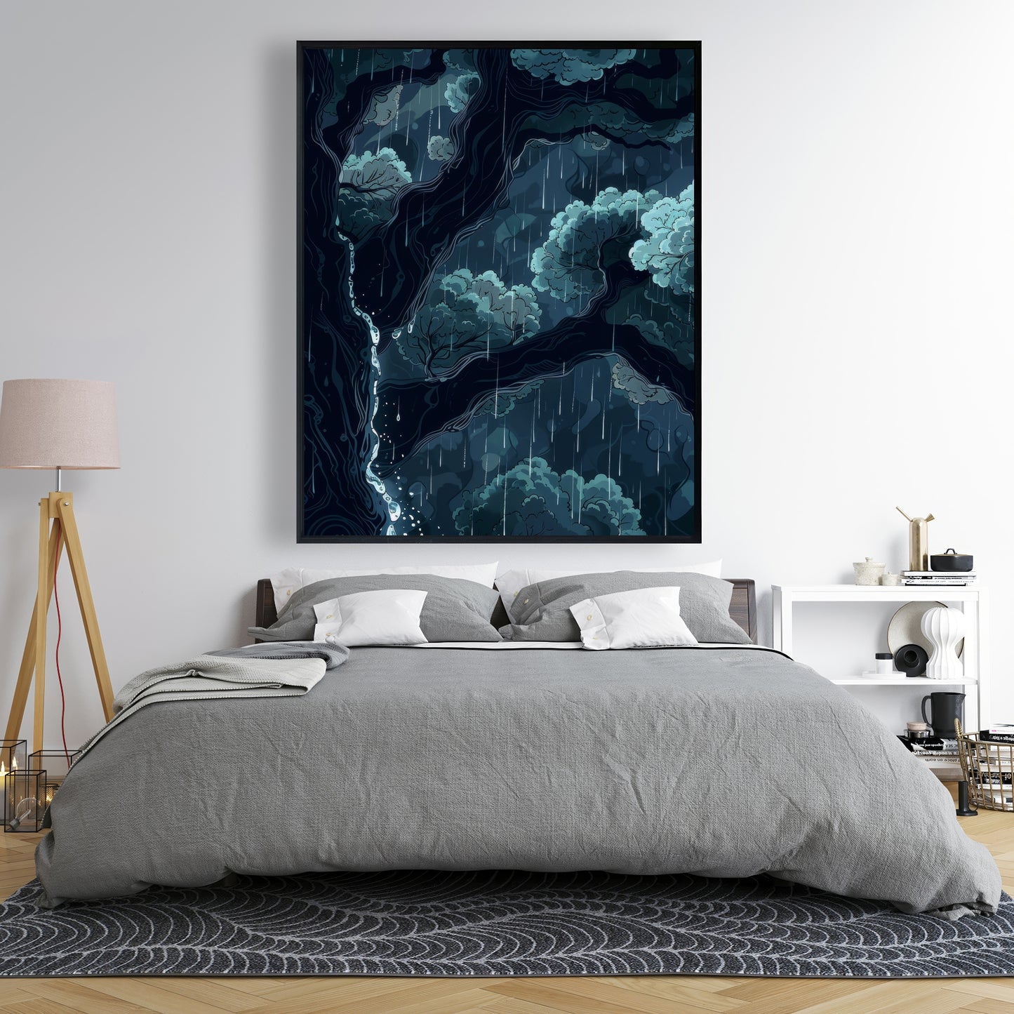 Canopy - 36"x36" Framed canvas