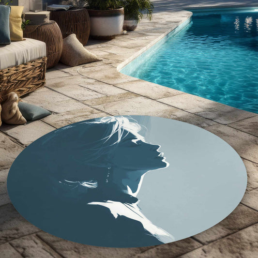 Silent Light Glow Outdoor Area Rug | Home Decor Accent