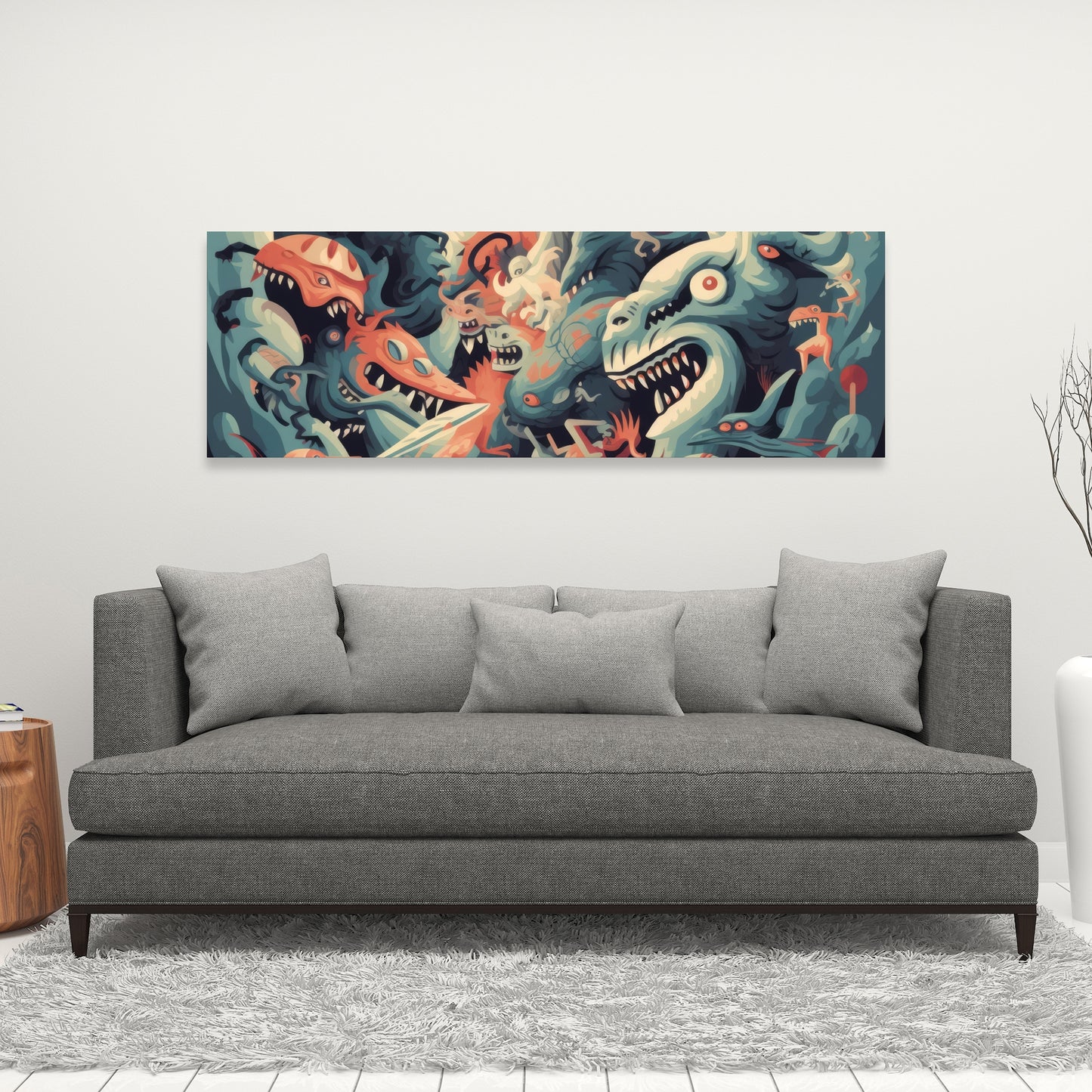 Before time - 32"x32" Canvas