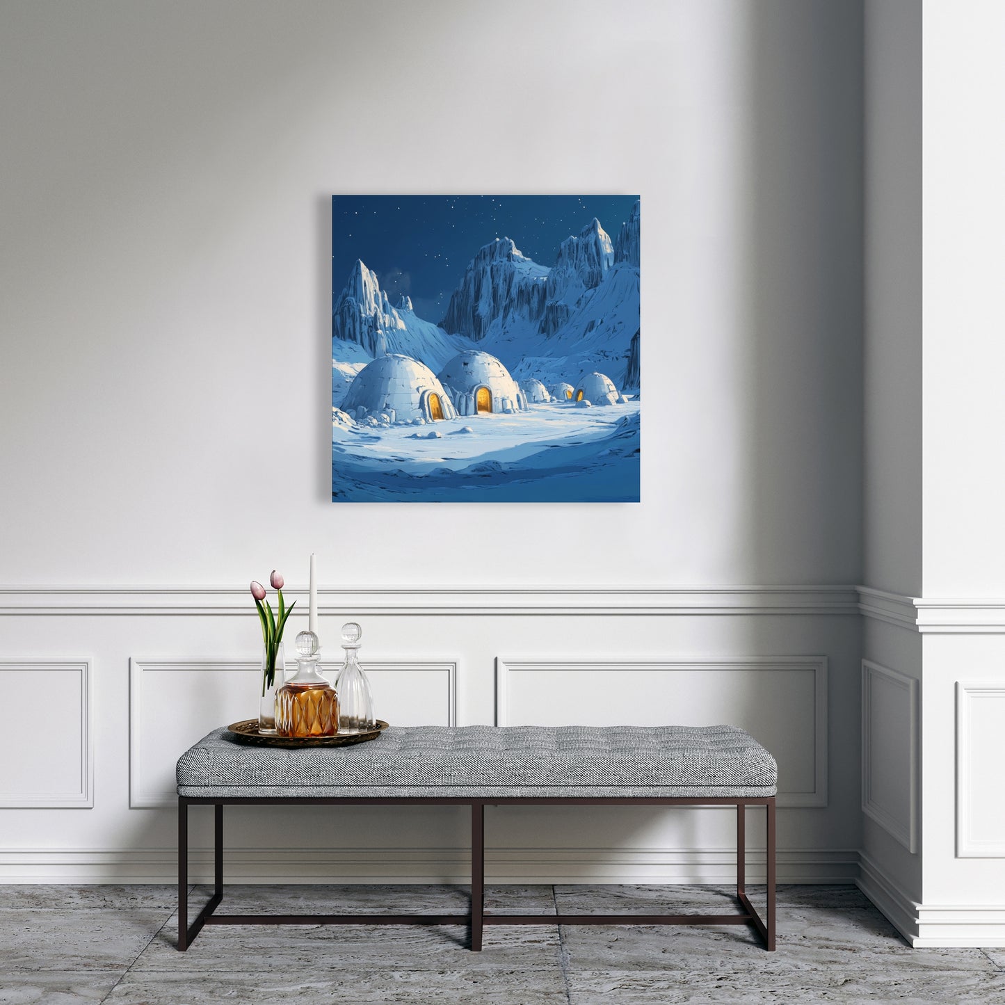 Ice cold - 32"x32" Canvas