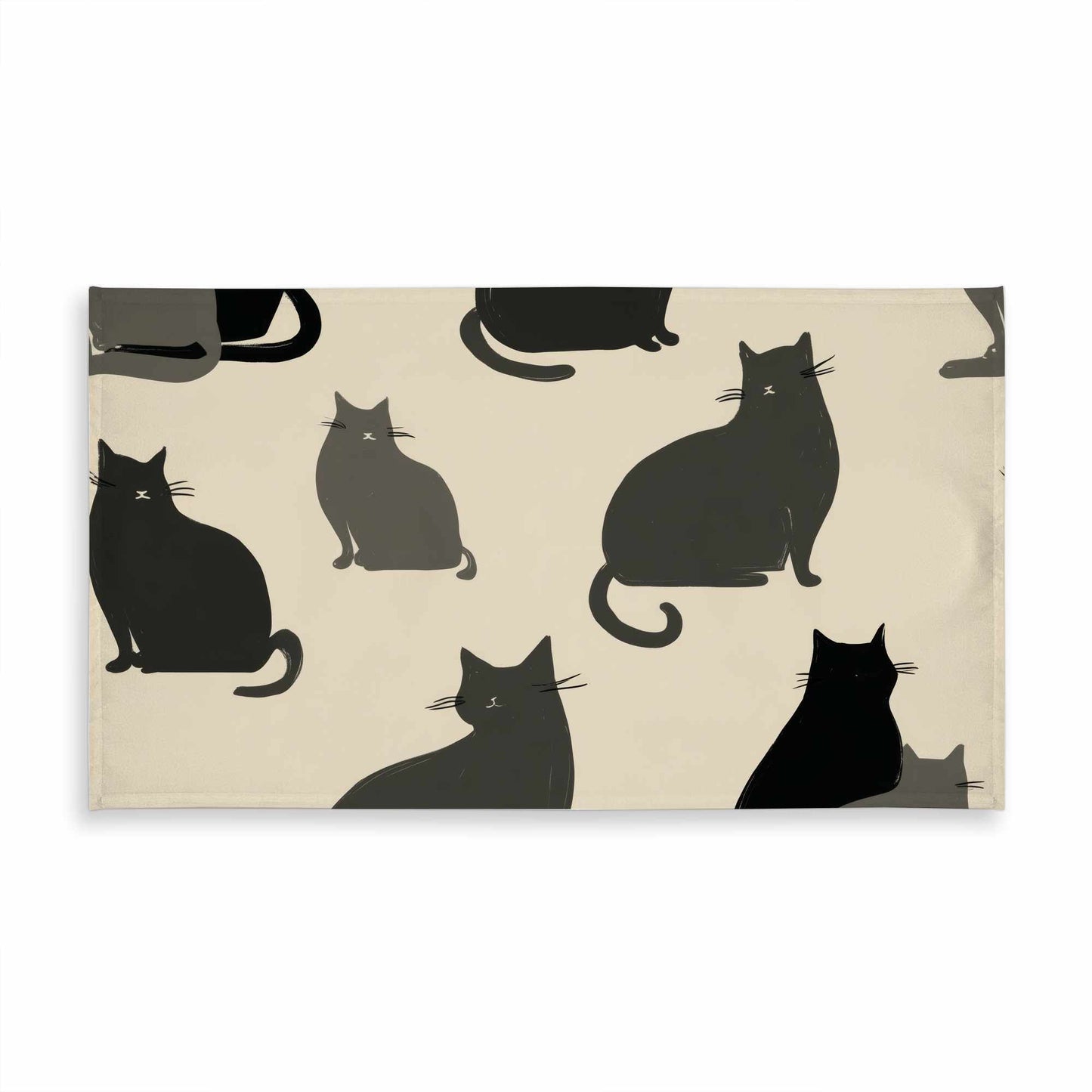 Nappe de rassemblement de chats silencieux | Décoration intérieure et extérieure