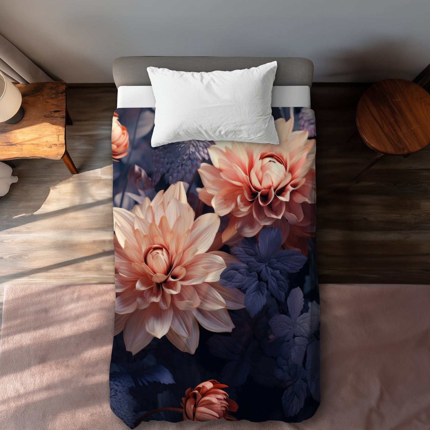 Pink and Purple Coral Duvet Cover | Stylish Home Decor