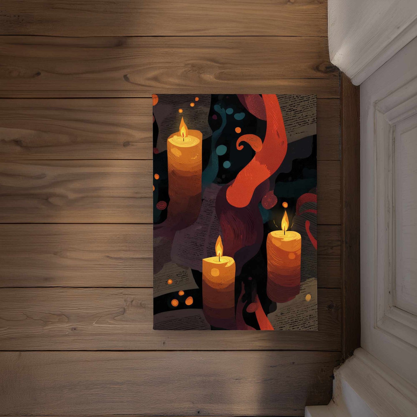 Paillasson intérieur/extérieur "Murmures de Flammes" | Décoration d'intérieur