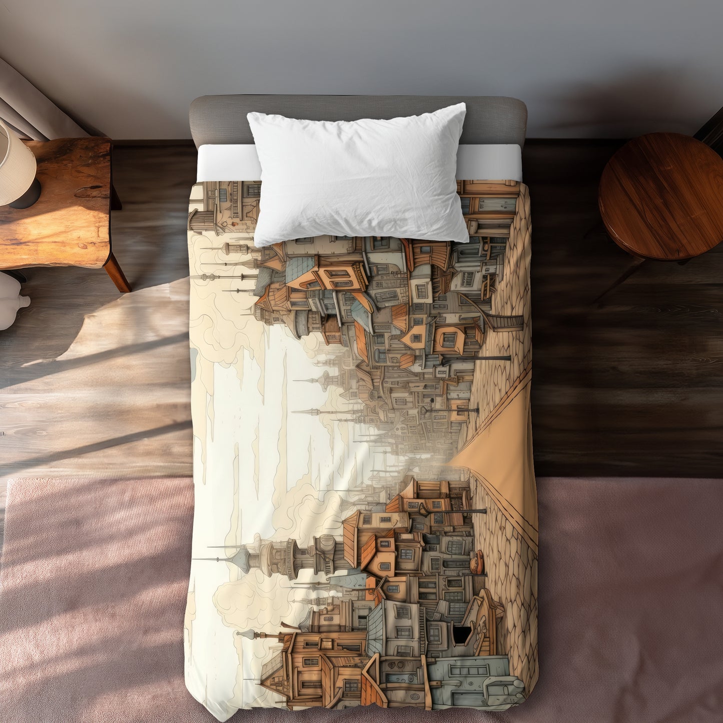Doing well Beige Duvet Cover - Stylish Home Decor Essential