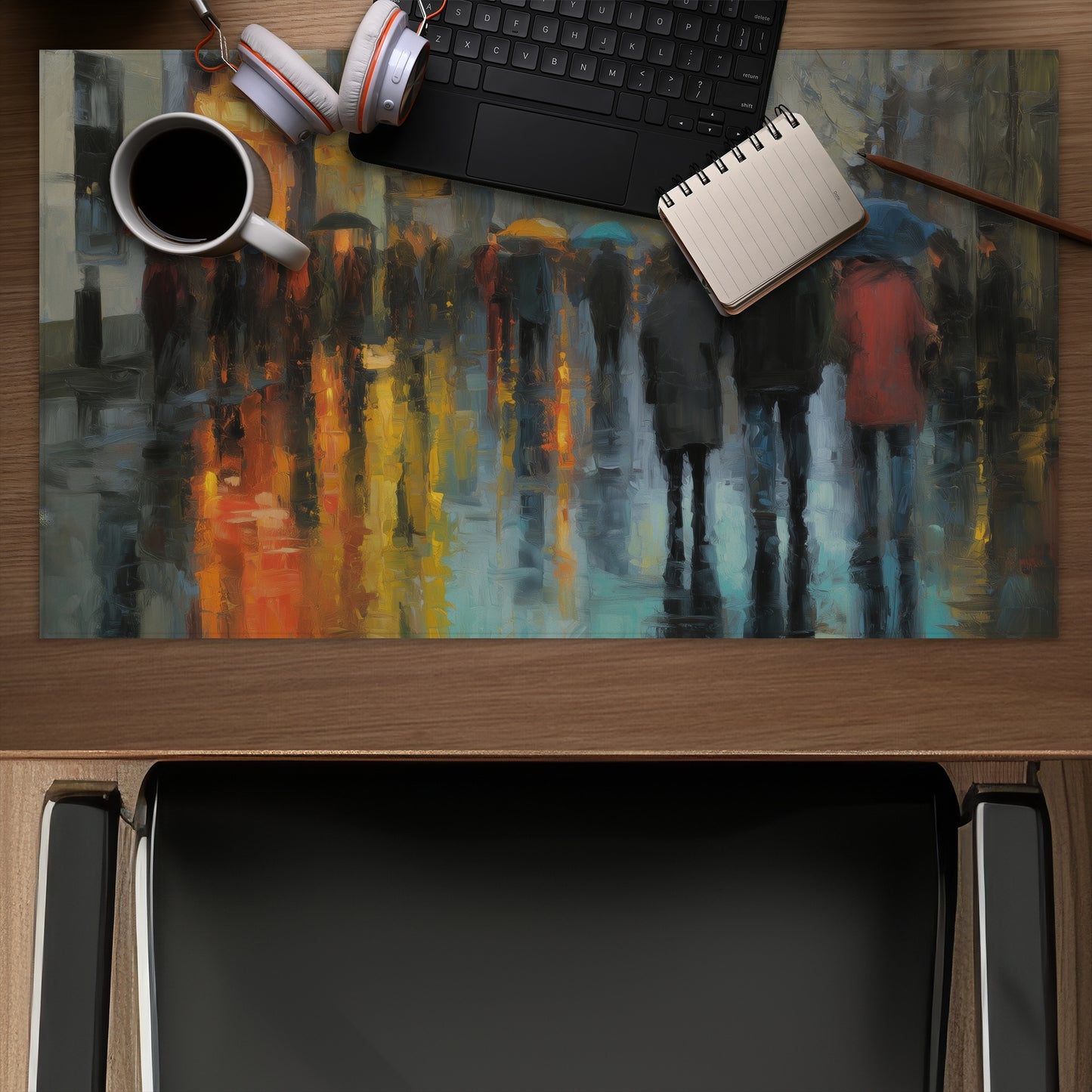 Rainy day - Desk Mat