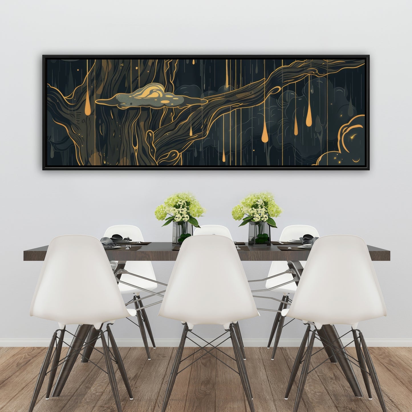 Goopy - 36"x36" Framed canvas