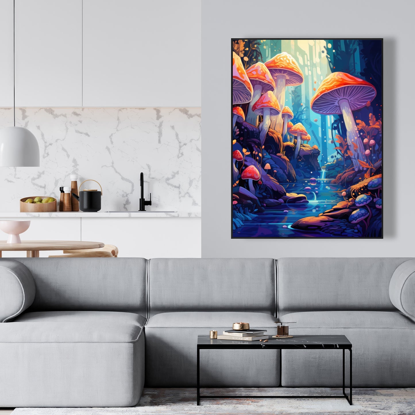 Take a look at that - 36"x36" Framed canvas