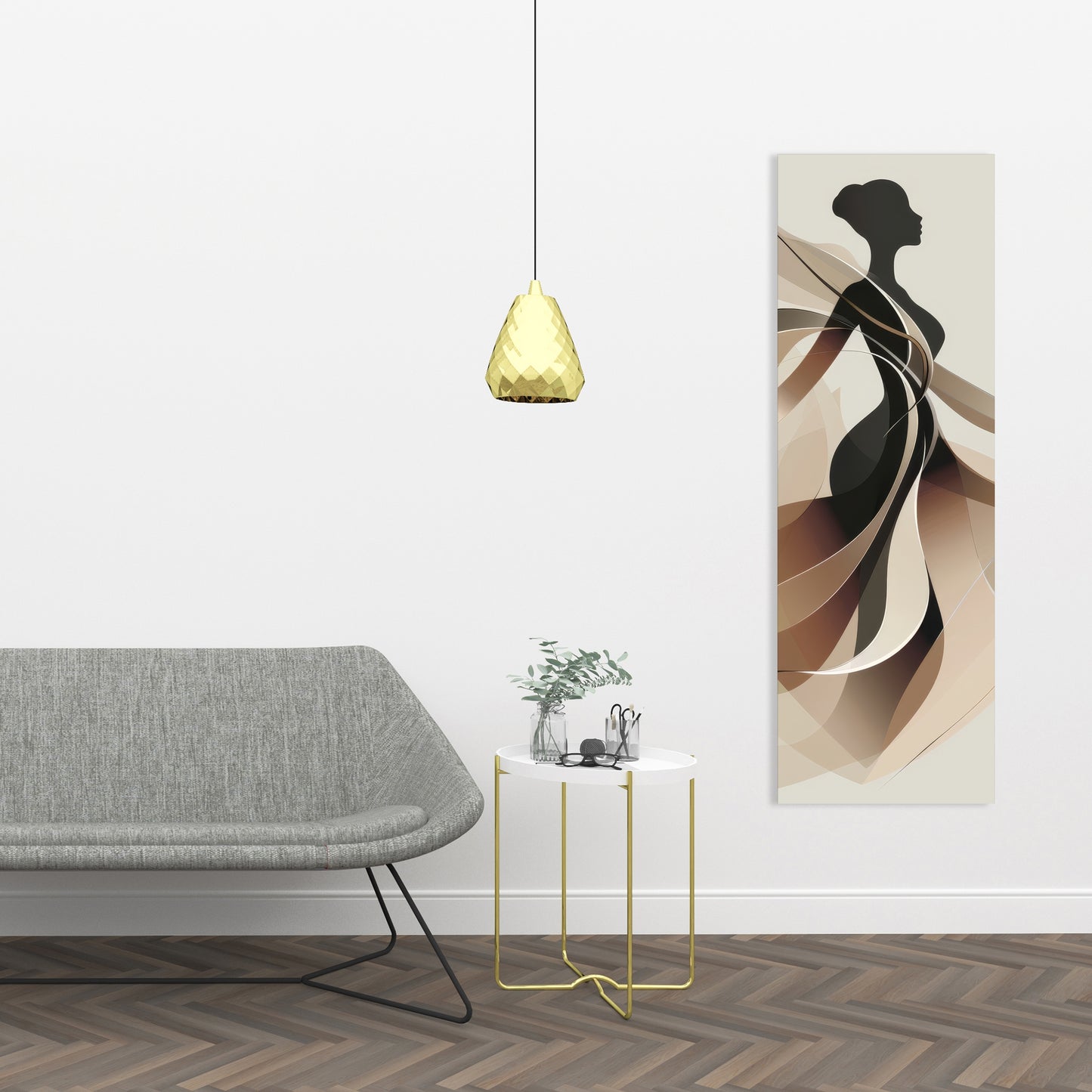 Classy silhouette - 32"x32" Canvas